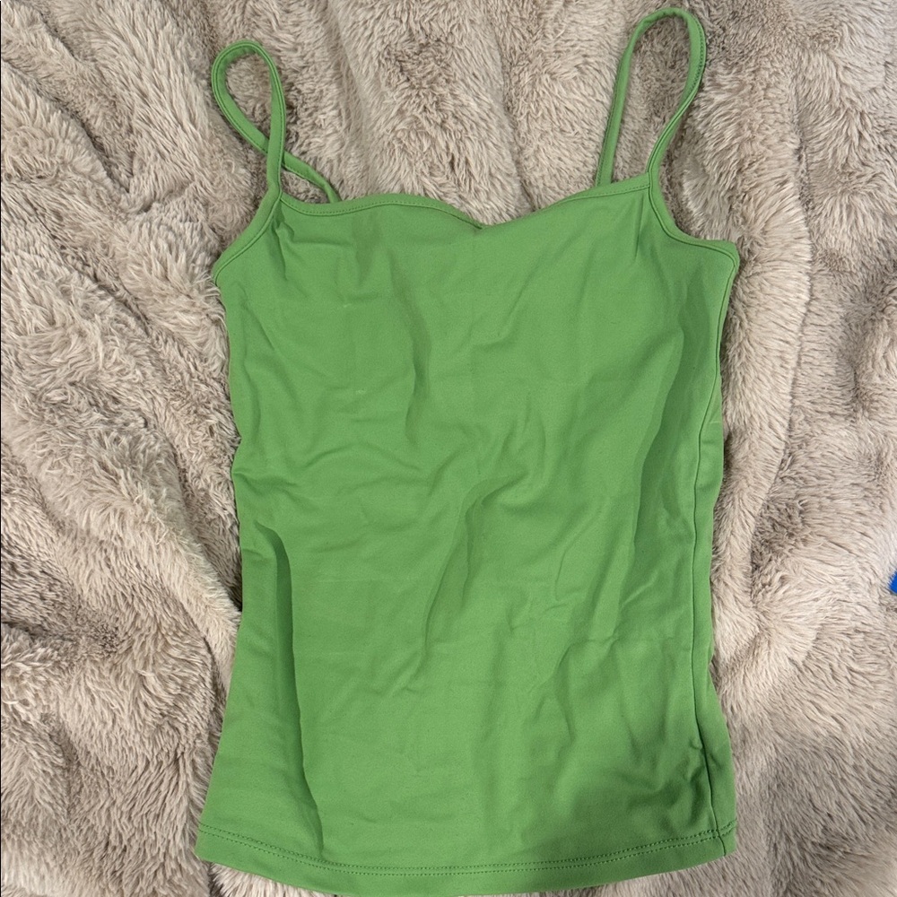 Garage Vibrant Green Camisole Top